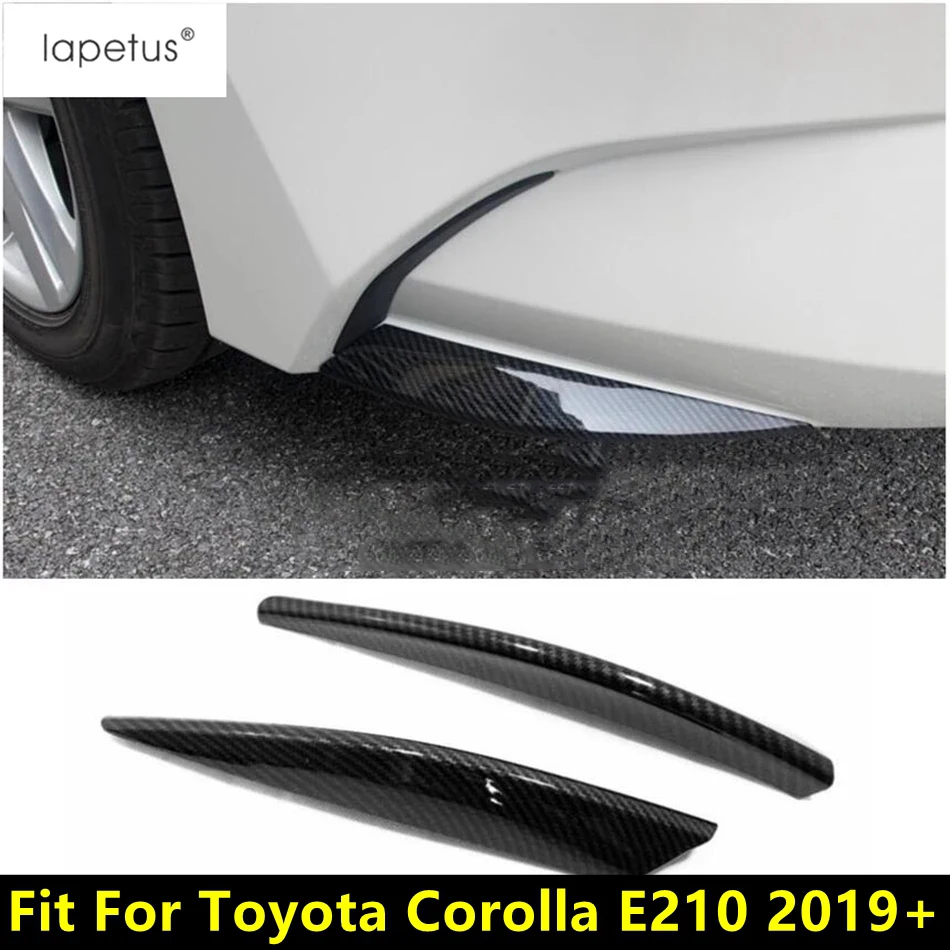 

Car Front Bumper Fog Lights Lamps Lower Corner Guard Strip Protector Cover Trim Accessories For Toyota Corolla E210 2019 - 2024