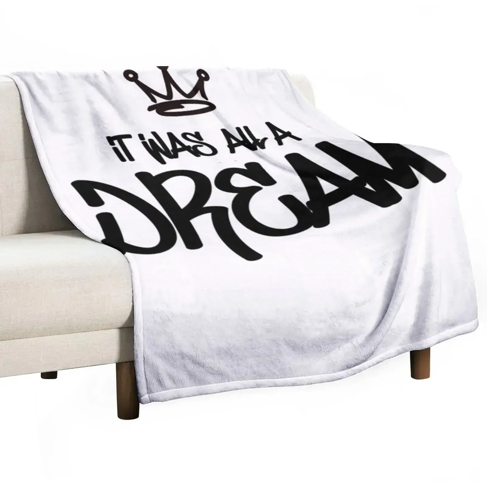 

Biggie Smalls - It Was All A Dream Throw Blanket halloween valentine gift ideas Blankets