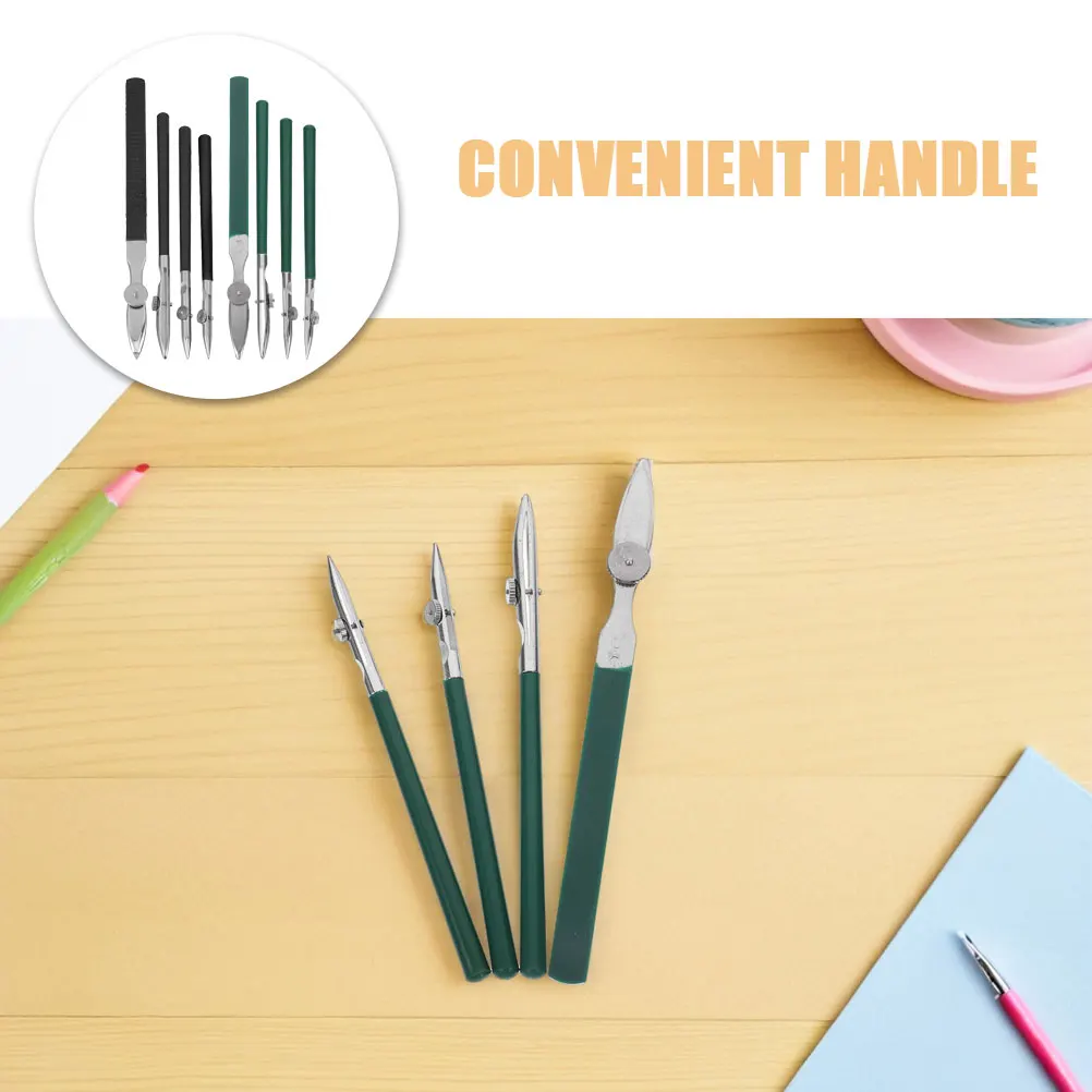 8pcs Adjustable Ruling Pen for Drawing Straight Lines Fine Line Control Art Tool for Artists Calligraphy Illustration