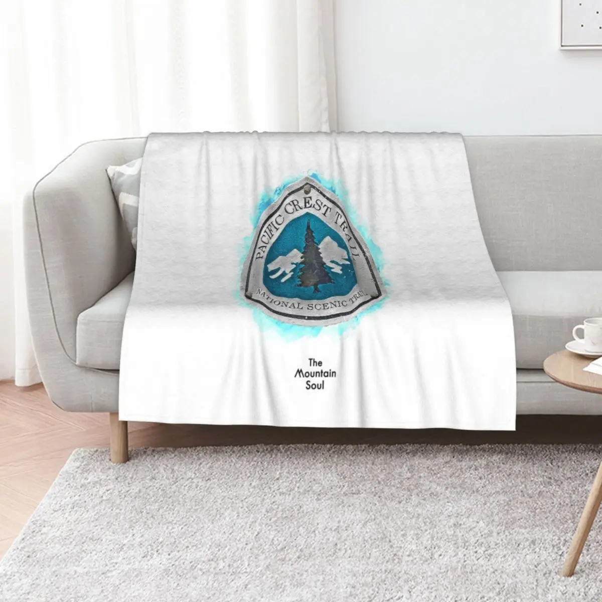 Pacific Crest Trail - PCT Trail Marker Throw Blanket Summer For Decorative Sofa Cute wednesday Luxury Throw Vintage Blankets