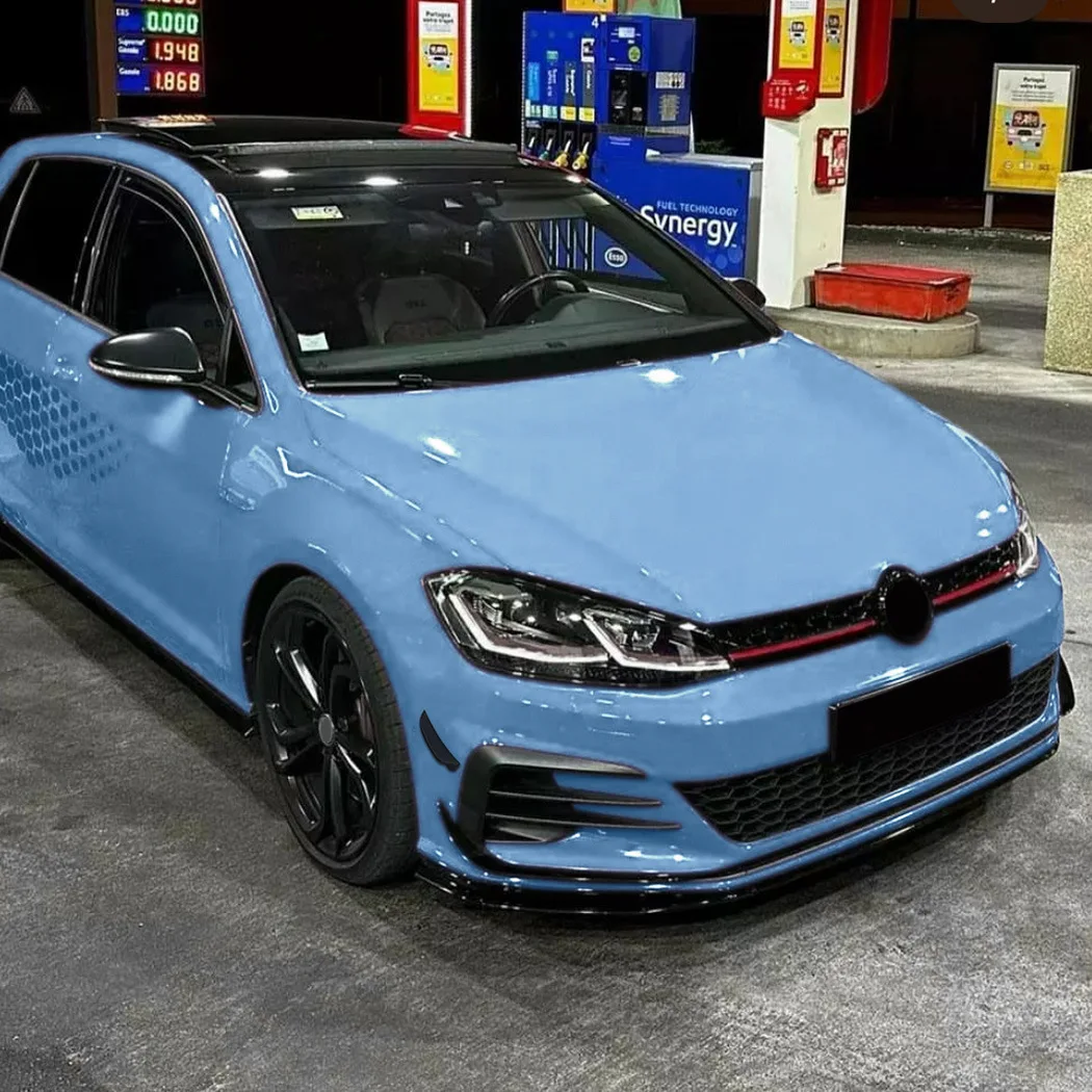 

For Volkswagen Golf 7.5 GTI 2017-2019 Front Wind Blade Grille Exterior Gloss Black