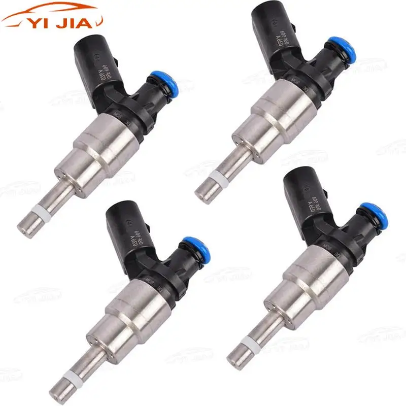 For Audi A3 TT A4 Quattro 2.0L I4 Turbo 4pcs Fuel Injectors 06F906036A 0261500020 For VW EOS Golf Jetta Passat Auto Engine Parts