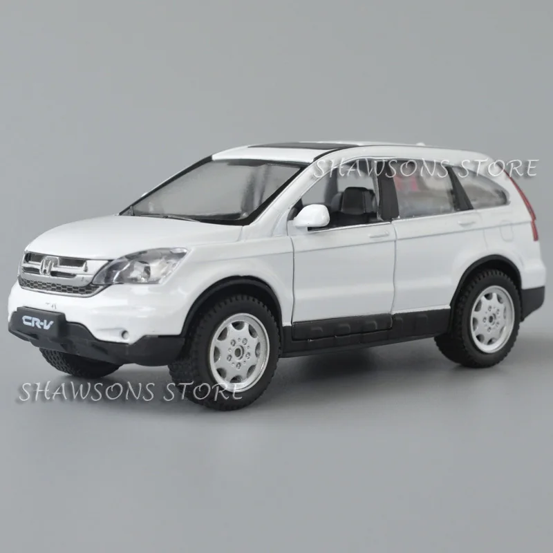 1:32 Scale Diecast Model Car Toys CRV SUV Pull Back Miniature Replica With Sound & Light