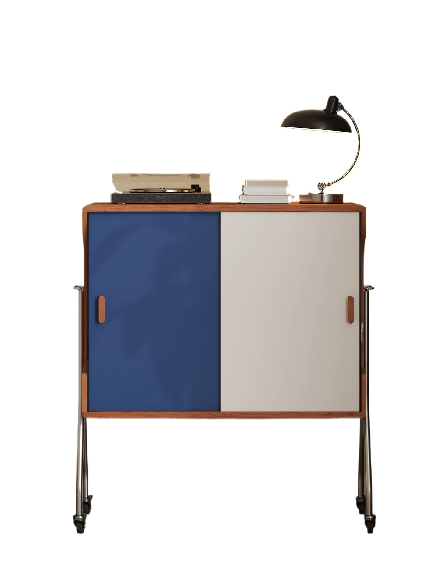 

Medieval style side cabinet Solid wood living room Narrow side sofa Side storage Tea set Storage wine cabinet Movable cabinet