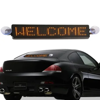 Advertising display LED message board DIY programmable scrolling message LED car display car rear window Cafe Bar store sign