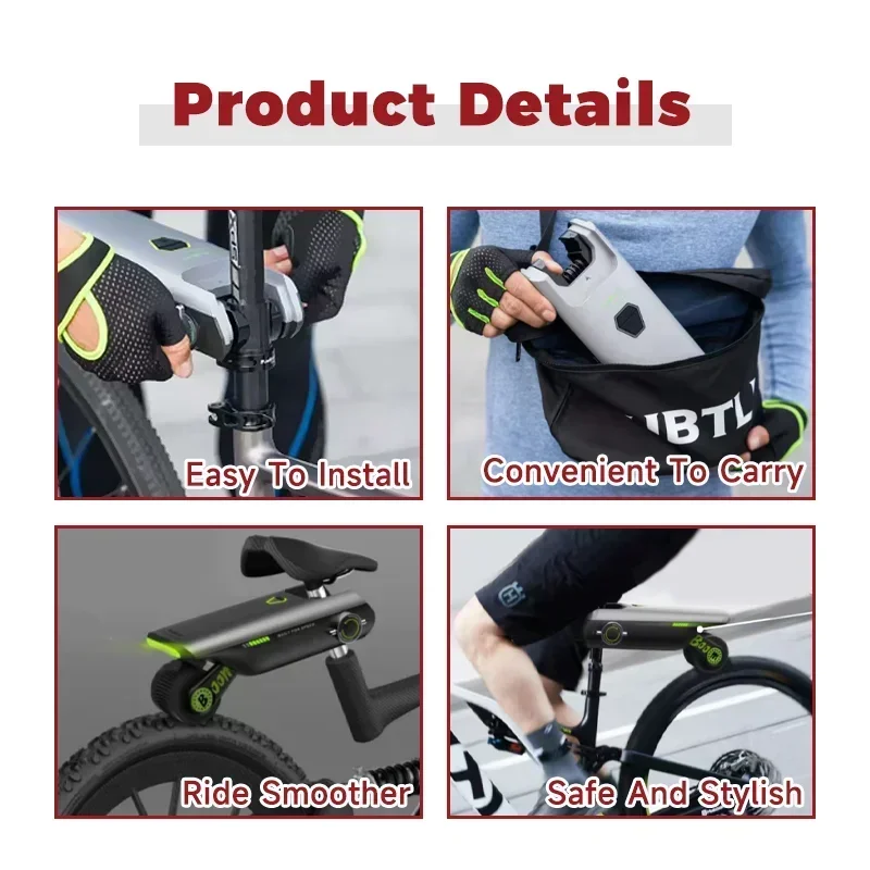 Elesmart EE Bike Conversion Kit Motor Power Assist 25mph 50KM Range