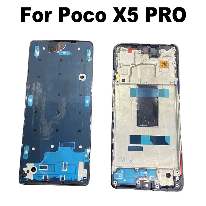 For Xiaomi Poco X5 Pro Middle Frame LCD Front Frame HousingBezel Plate Replacement