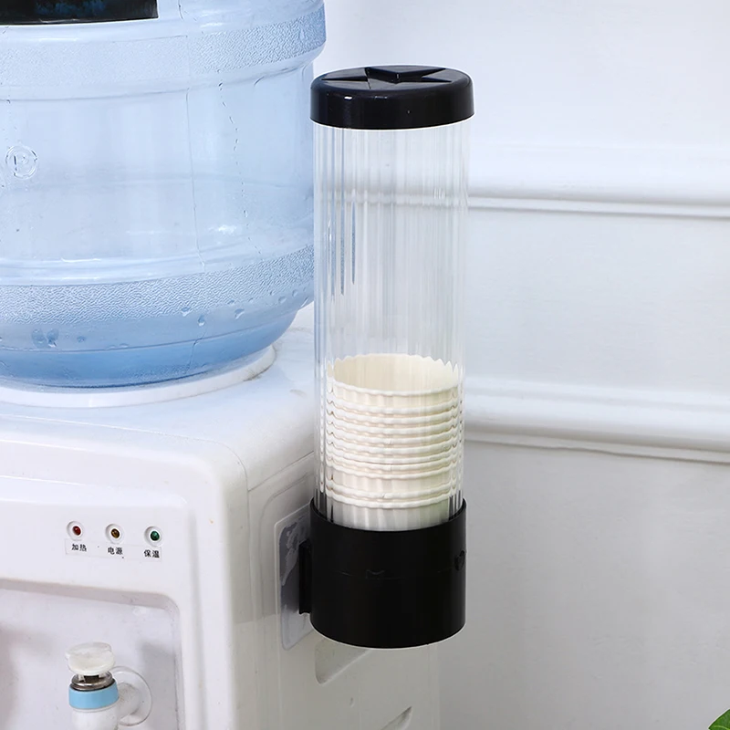 Disposable Paper Cups Dispensers Plastic Cup Holders For Water Dispenser Wall Mounted Automatic Cups Storage Rack Cup Containers
