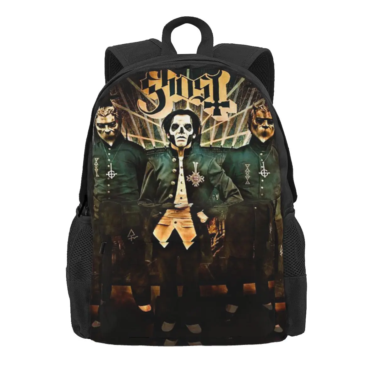 

Ghost B.C. Band Backpack Daypack Large Capacity Children BookBag School Bag Shoulder Bags for Men Women