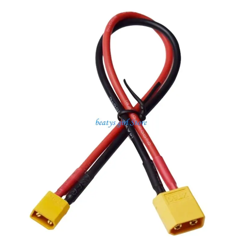 C7AB 14AWG Silicone Wire XT30 to XT60 Male Cable for Electric Model Battery Power