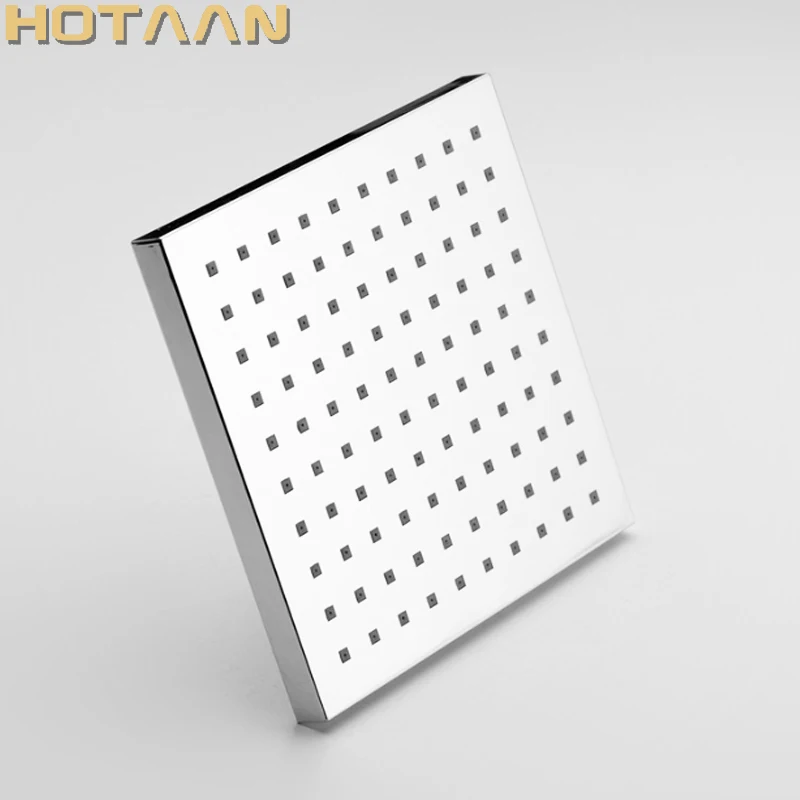 

. 8-дюймовый роскошный квадратный душ 20x20 см, насадка для душа из АБС-пластика, душ для ванной комнаты, хромированная отделка YT-5159