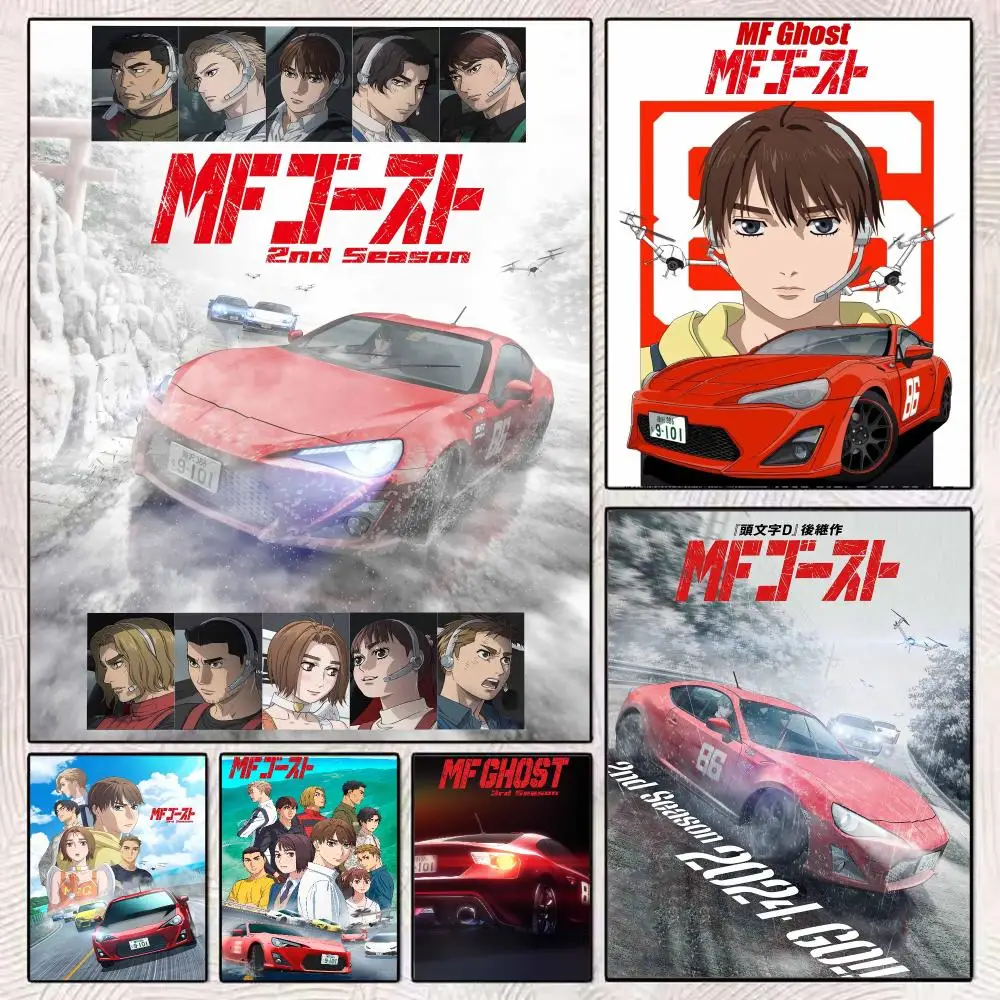 Popular Racing Anime M-MF Ghost Poster PP Wall Decor Posters Celebrity Art Prints Aesthetic Wall Art Bedroom Office Home Gift