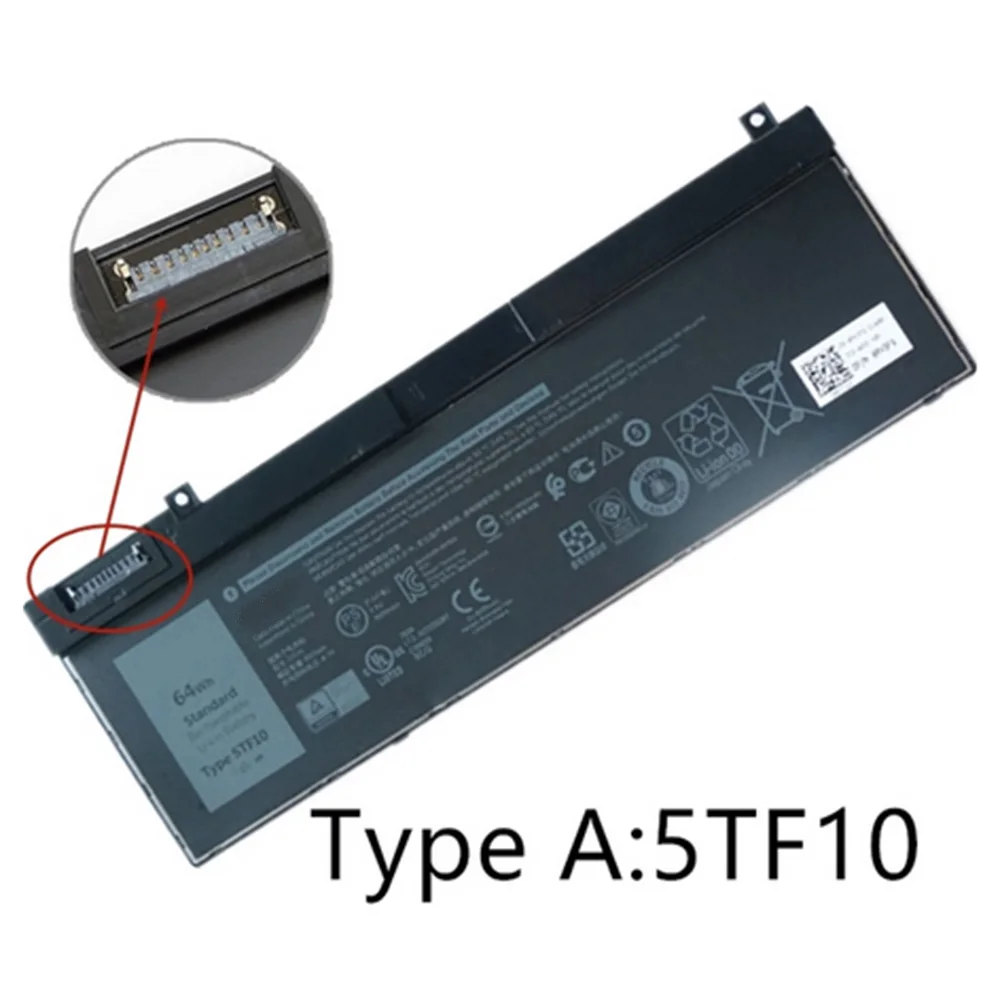 5TF10 97WH NYFJH เดิมแบตเตอรี่แล็ปท็อปสำหรับ Dell Precision 7530 7540 7730 7740 P34E P74F RY3F9 H6K6V 7M0T6 0VRX0J DP9KT GW0K9