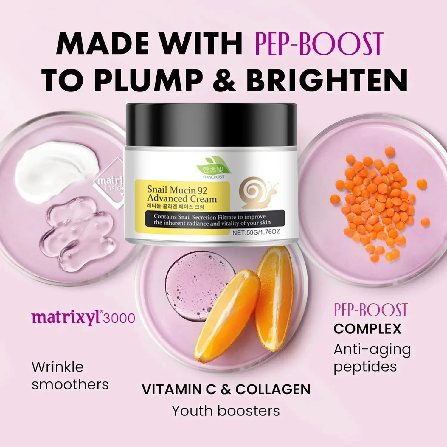 50 جرام كريم وجه الكولاجين مرطب نهاري/ليلي يغذي البشرة الملمس الطازج مستحضرات التجميل الكورية العناية بالبشرة الشبابية #4