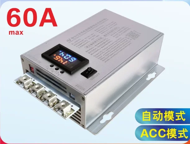 60A 880W DC-DC Battery Charger Constant Current Constant Voltage Boost Isolated for RV Car Marine Lithium Lead Acid Battery