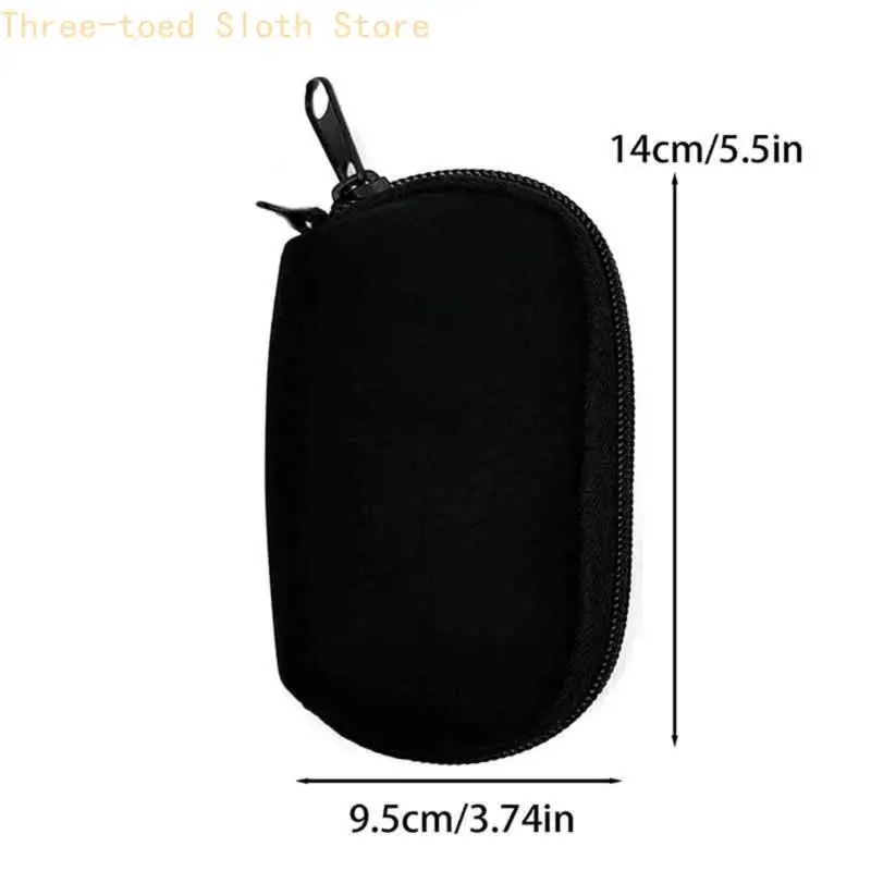 Schnell zu öffnende Reißverschlüsse für Ohrhörer, kleine, reisefreundliche Design-Tasche, stoßfester Schutz für verschiedene – Detail 6