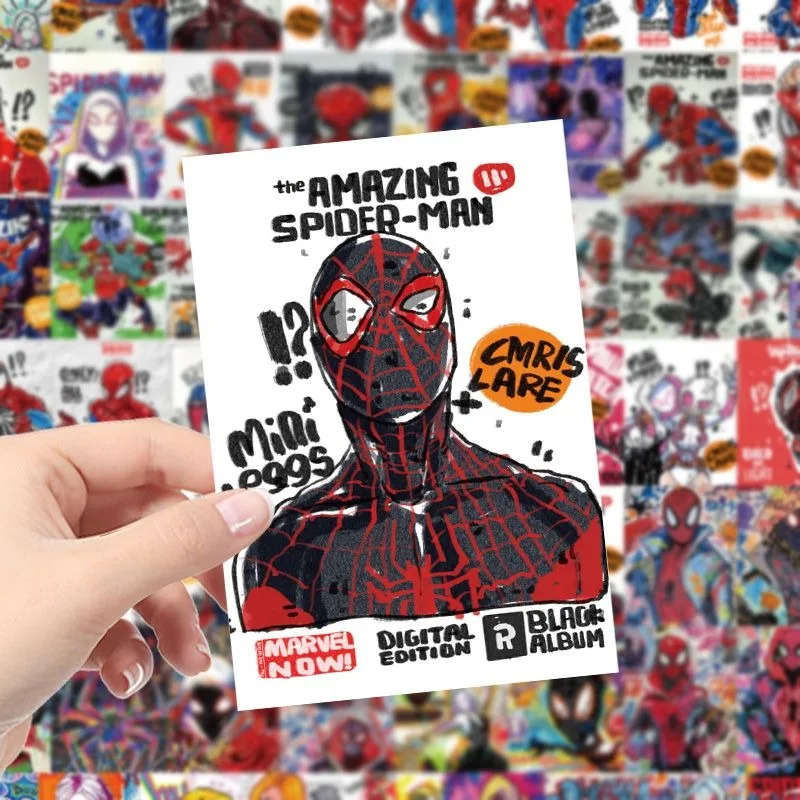 Periferiche di film creativi Spider-Man Gwen di Marvel Adesivi graffiti fai-da-te Adesivi decorativi personalizzati per telefoni cellulari per bagagli