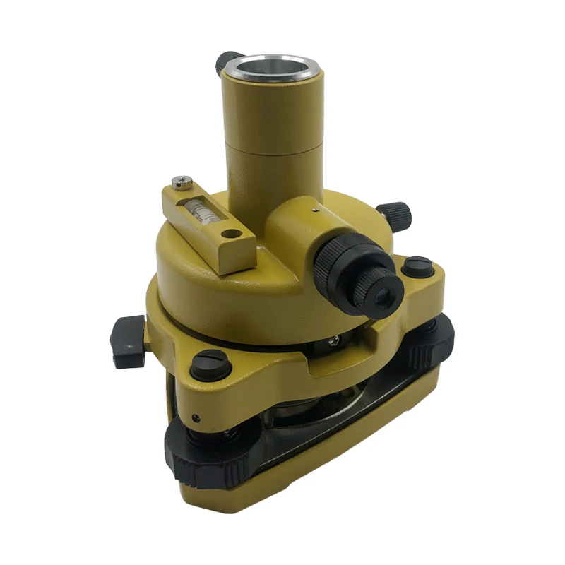 Three-Jaw Tribrach Total Station Prism Adapter with Optical Plummet