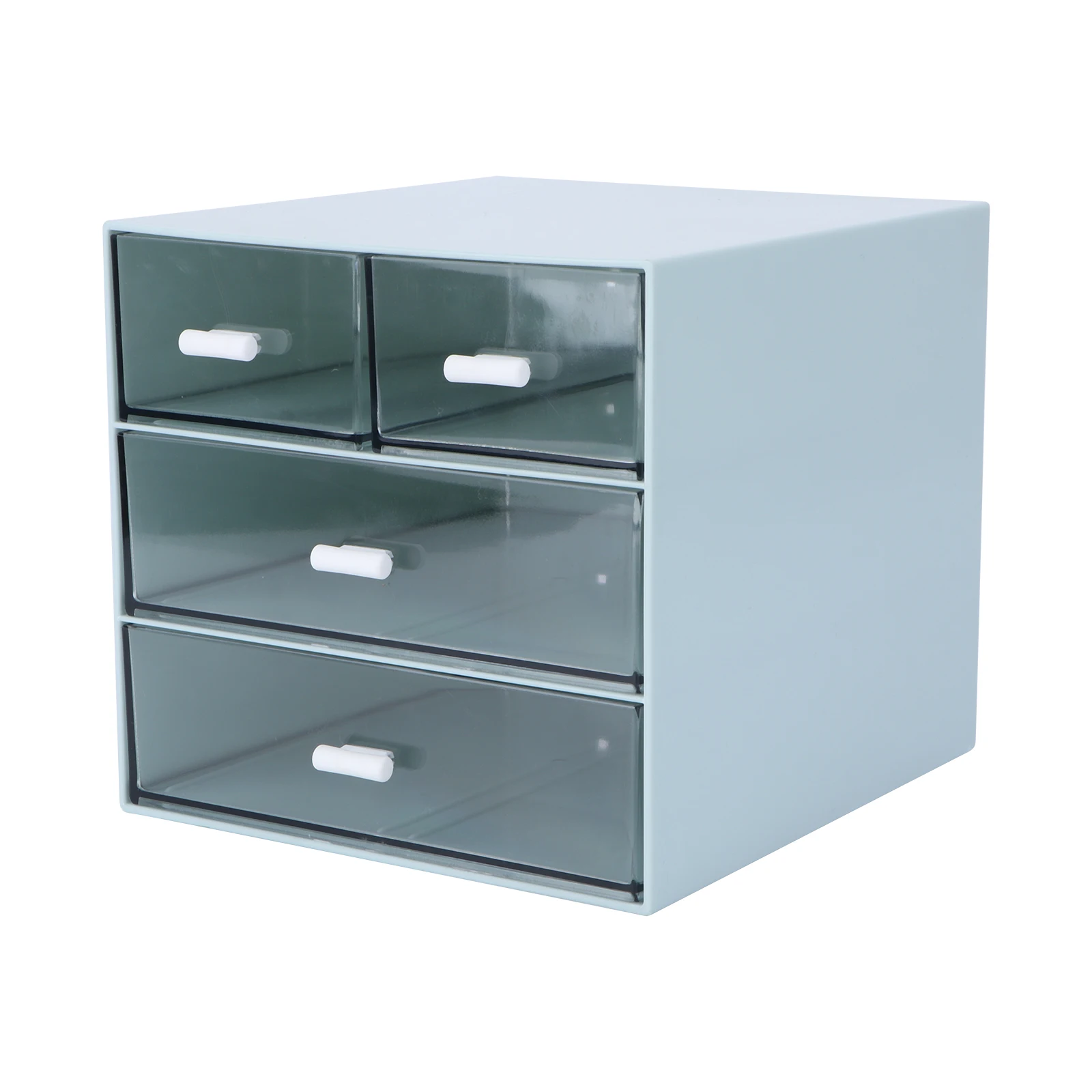

1pc Makeup Box Drawer Organizer Compact Size PP Material Multi-layer Storage Container Jewelry Desktop Brush Holder