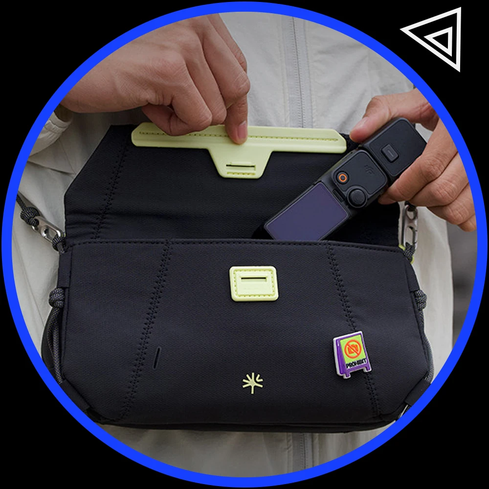 PGYTECH OneGo Pocket Sling Suitable for DJI Pocket 3 Storage Bag Camera Bag Sports Camera Storage Packet Crossbody Package