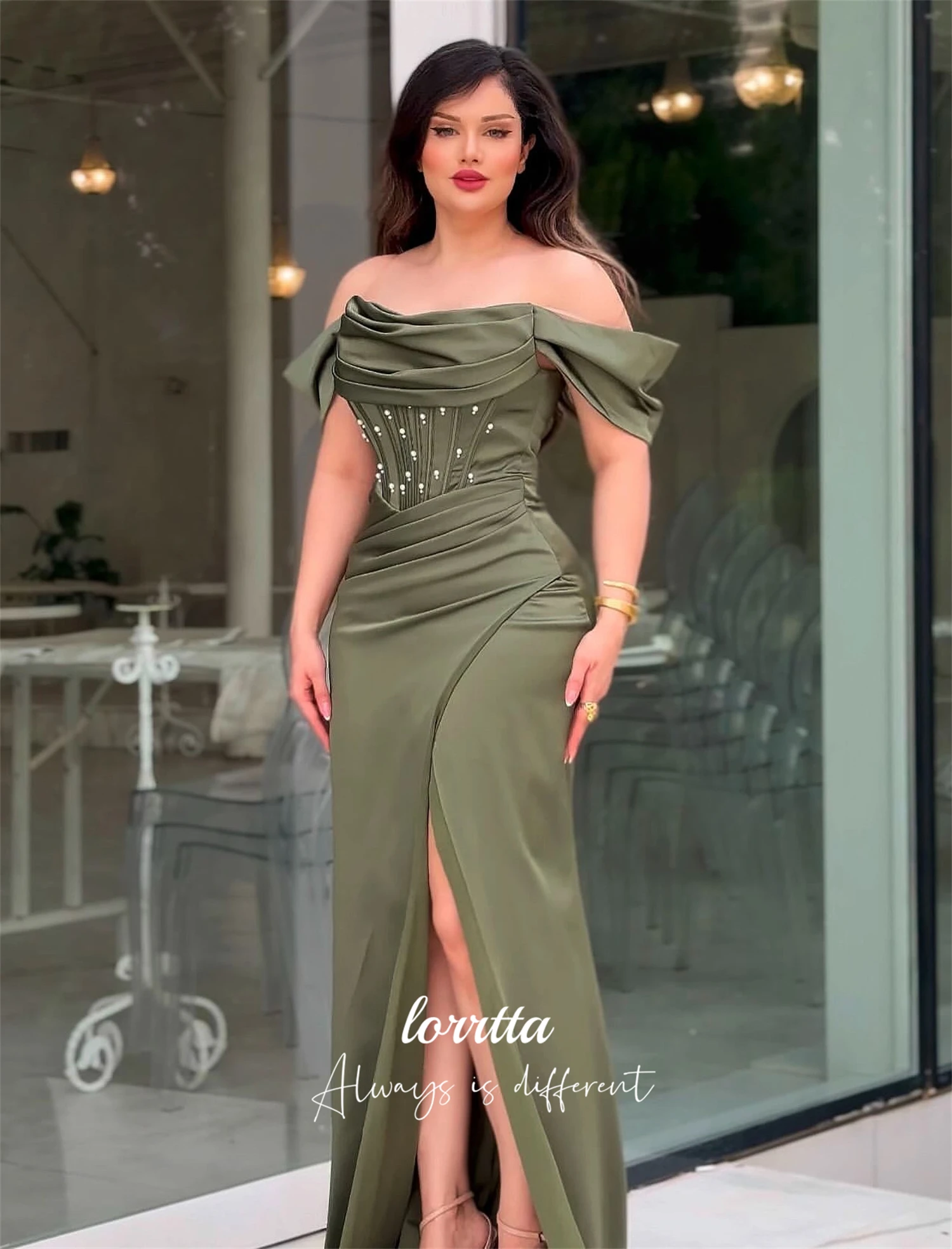 

Lorrtta Customized Cocktail Dress Evening Dresses Wedding Party Dress Mermaid Elegant Womens Dresses for Special Occasions Prom
