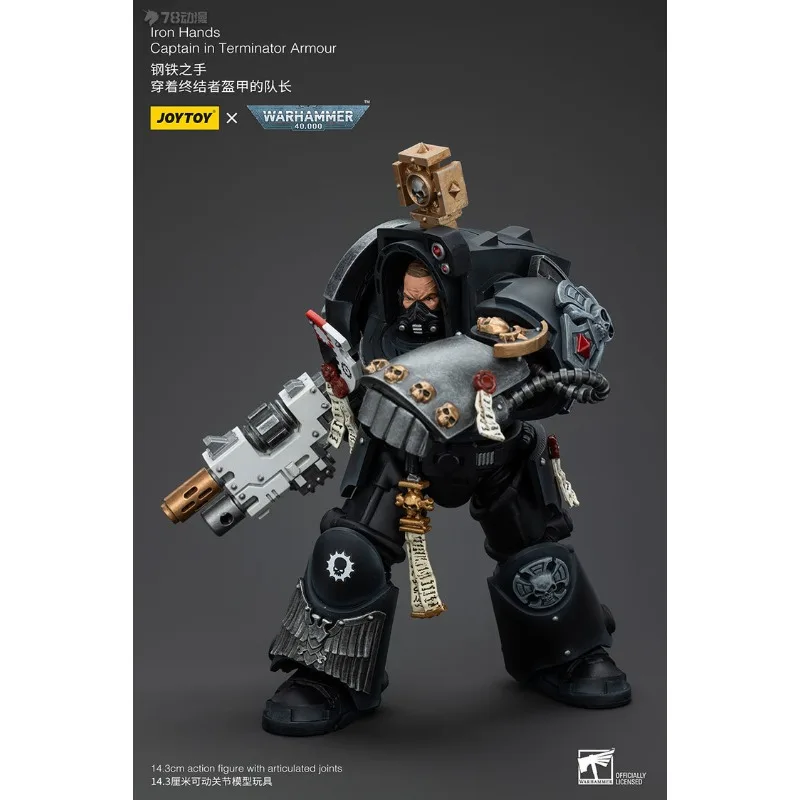 JOYTOY véritable JOYTOY X Warhammer 40K série la main d'Astat acier Terminator société commandant et fer père Philos modèle