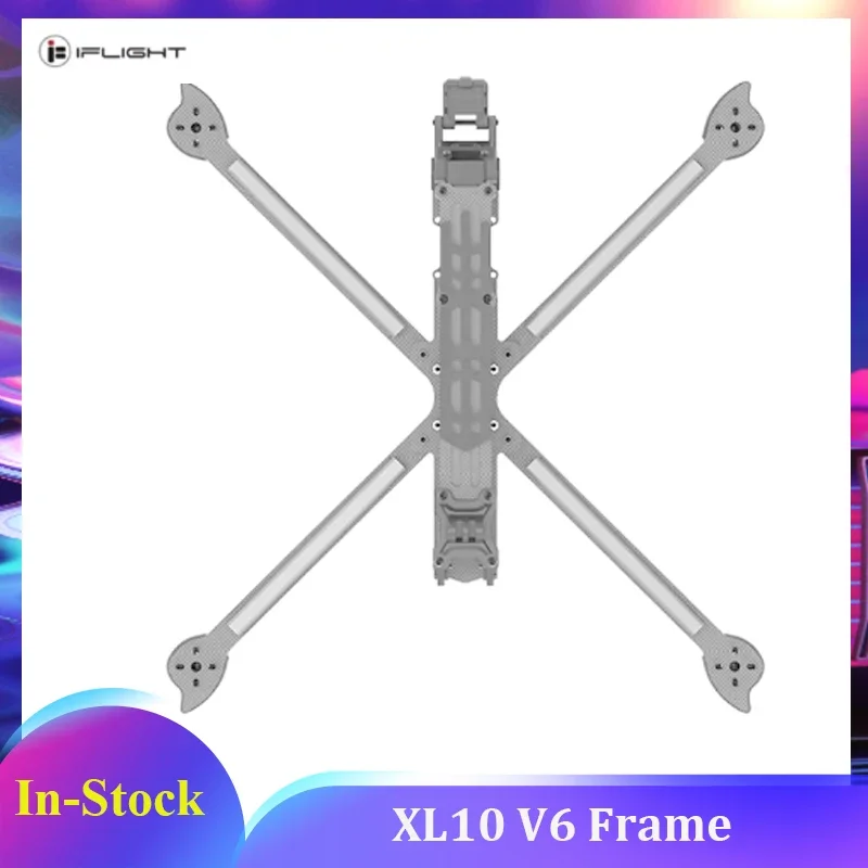 iFlight Nazgul XL10 V6 420mm 10inch FPV Frame Kit with 7mm Arm with O3 Air Unit/Caddx Vista HD for FPV Long Range LR10 Drone