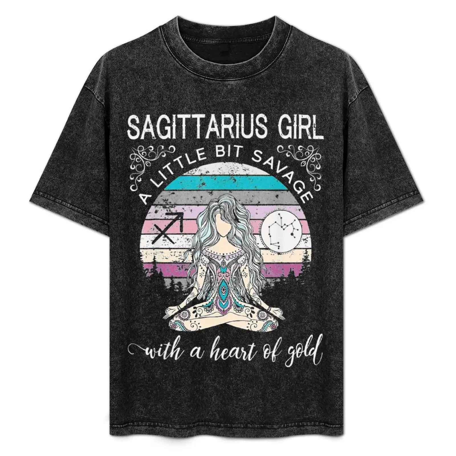 

Sagittarius Girl Savage T-Shirt man graphic t shirt cotton t shirt man T-Shirt