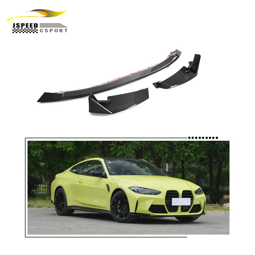 Carbon Fiber Front Bumper Lip 4 Series G80 M3 G82 M4 Coupe 2-Door 2021-2022