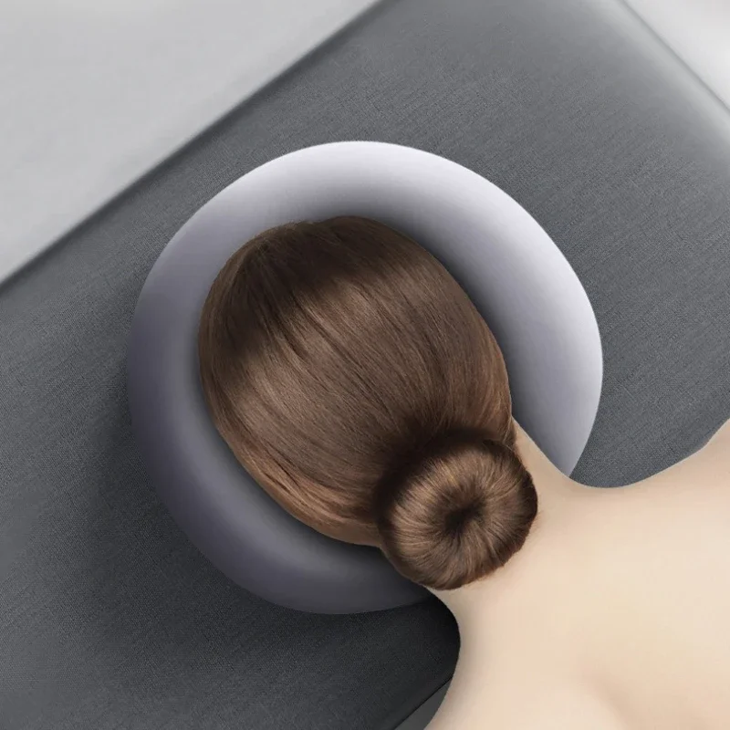 Neck Brace Massage Prone Facial Pillow Beauty Salon Specific Bedding Memory Foam Rebound Comfortable Breathable Face Support Pad