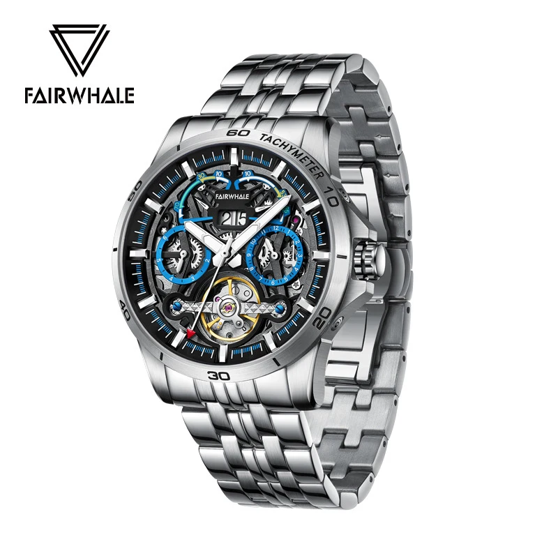

Mark Fairwhale Mens Watches Top Brand Luxury Fashion Business Automatic Watch Men's Waterproof Mechanical Watch Montre Homme