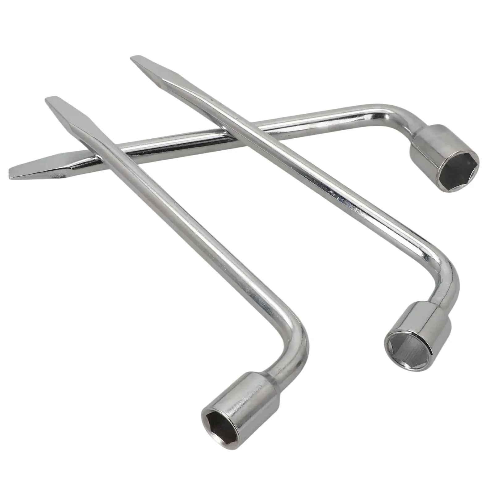

Compact Repair Tool Car Spare Tire Wrench Extended Handle For Leverage Professional Use Wrench Space Saving Tool