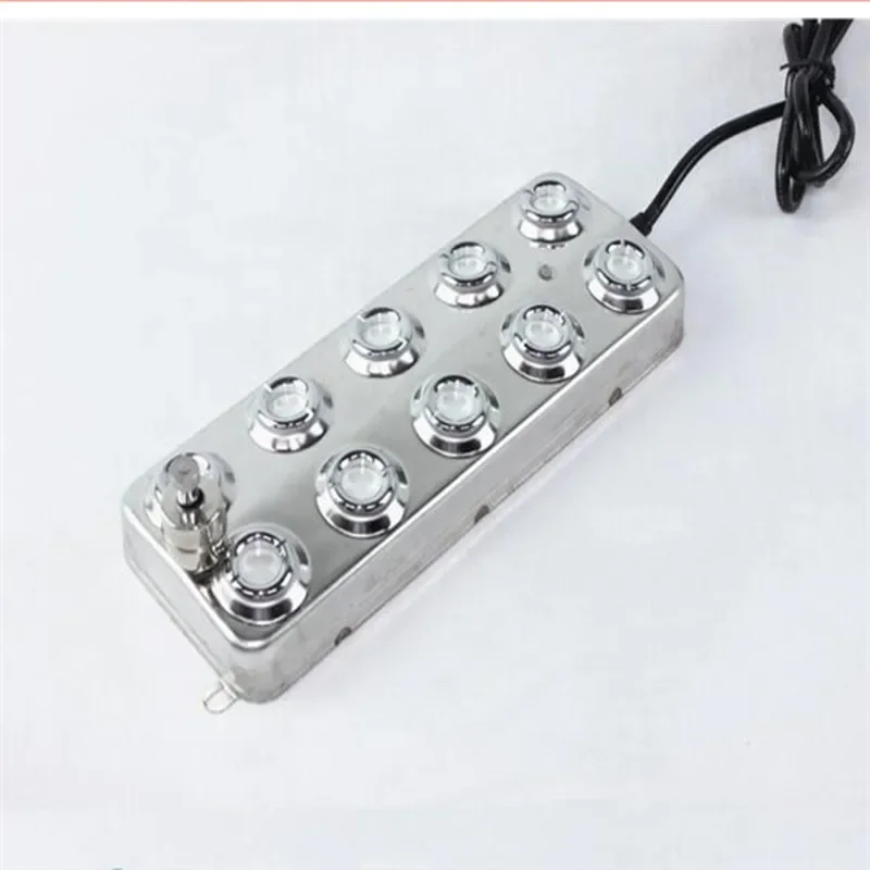 for  5Kg/H Ultrasonic Mist Maker Fogger Ultrasonic Atomizer Industrial  Humidifier Fog Machine Parts 10 Head With Power