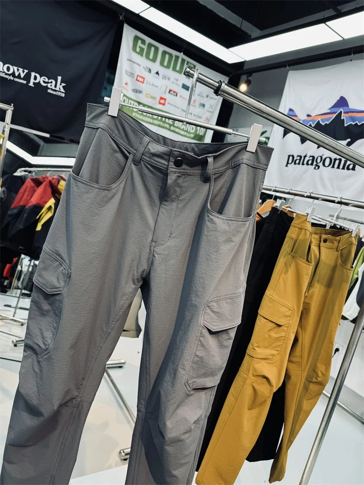 Qui Dry Abbigliamento da lavoro per esterni Pantaloni casual Texture scozzese Morbido ell Multi kets Traspirante Impermeabile Gioventù Faion