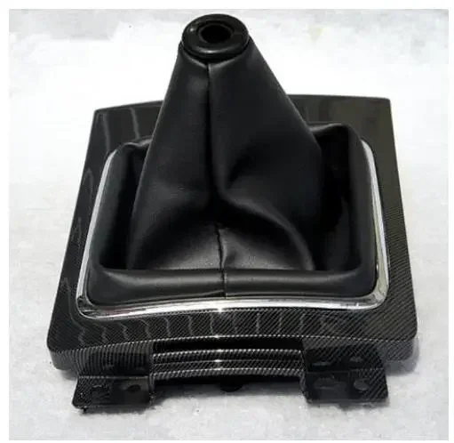 1 Pcs LHD Carbon Fiber Coating Shift or Gear Box Cover for Lancer CY 8010A189 Interior Board for Fortis MT Decoration for Evo