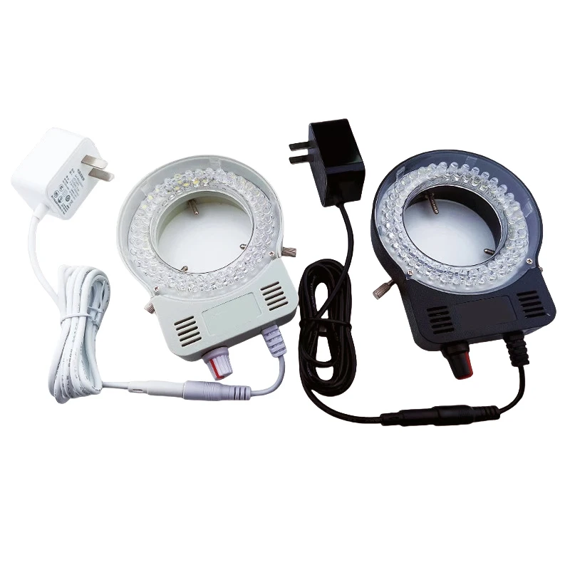 LED Ring Licht 1-100% Helligkeit Einstellbare Füllen Licht Für Trinokular Stereo Mikroskop Lupe Telefon Löten Reparatur Werkzeuge