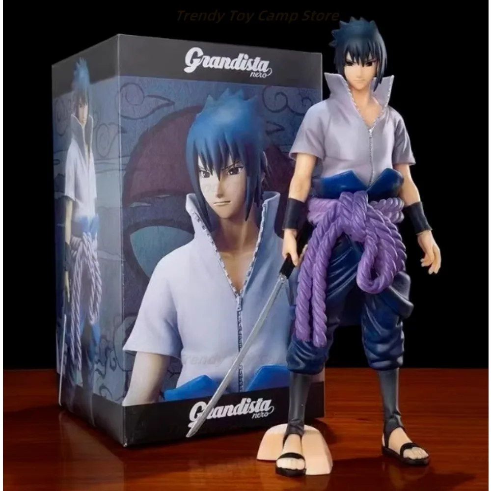 【Na Stanie】 Oryginalny Banpresto Grandista NARUTO Uchiha Sasuke 2.0 Bandai Model Animacyjny Figurka Akcji Zabawka Kolekcjonerska Prezent