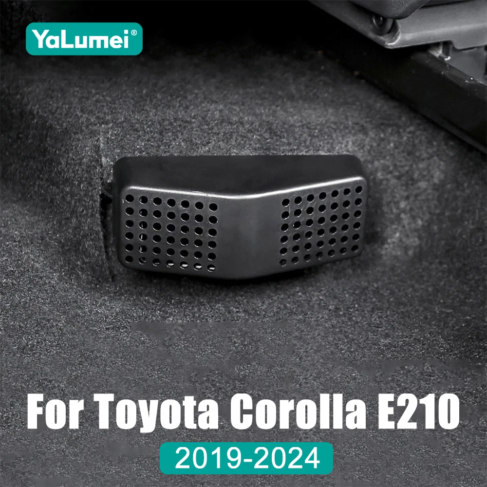 For Toyota Corolla E210 2019-2022 2023 2024 Hybrid Car Under Seat Rear AC Heat Floor Air Conditioner Vent Outlet Grille Covers