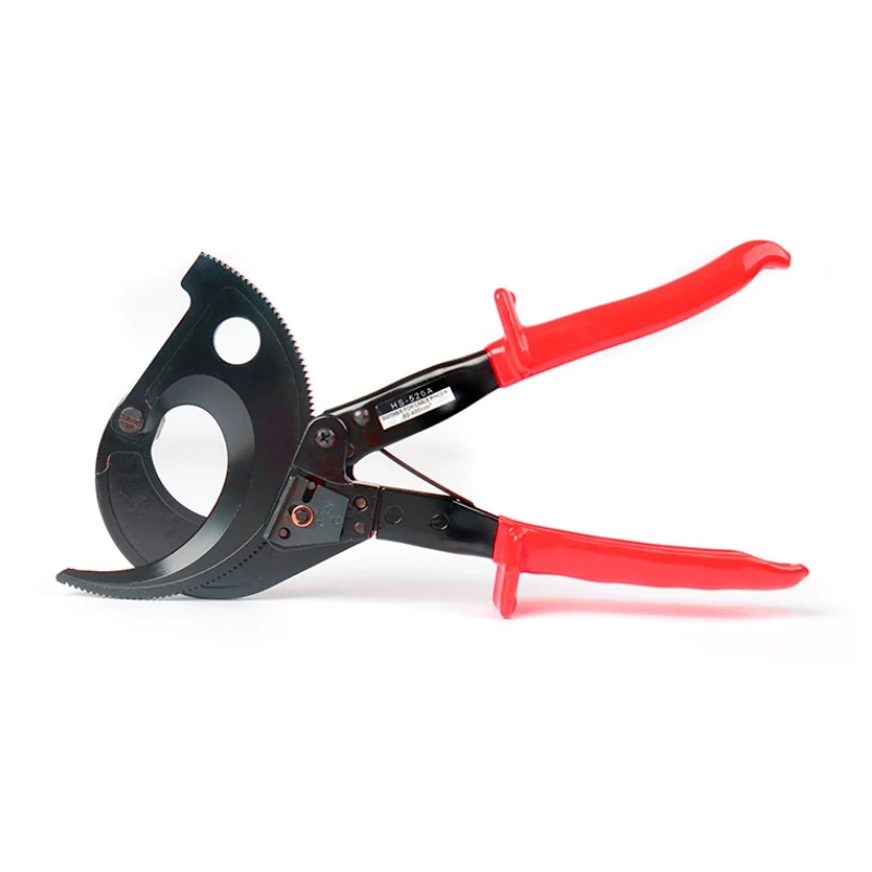 Hand Tool Pliers Ratchet Cable Cutter AWG 600MCM Ratcheting Wire Plier Hand Tool Cut Up To 240mm Multifunctional For Electrical