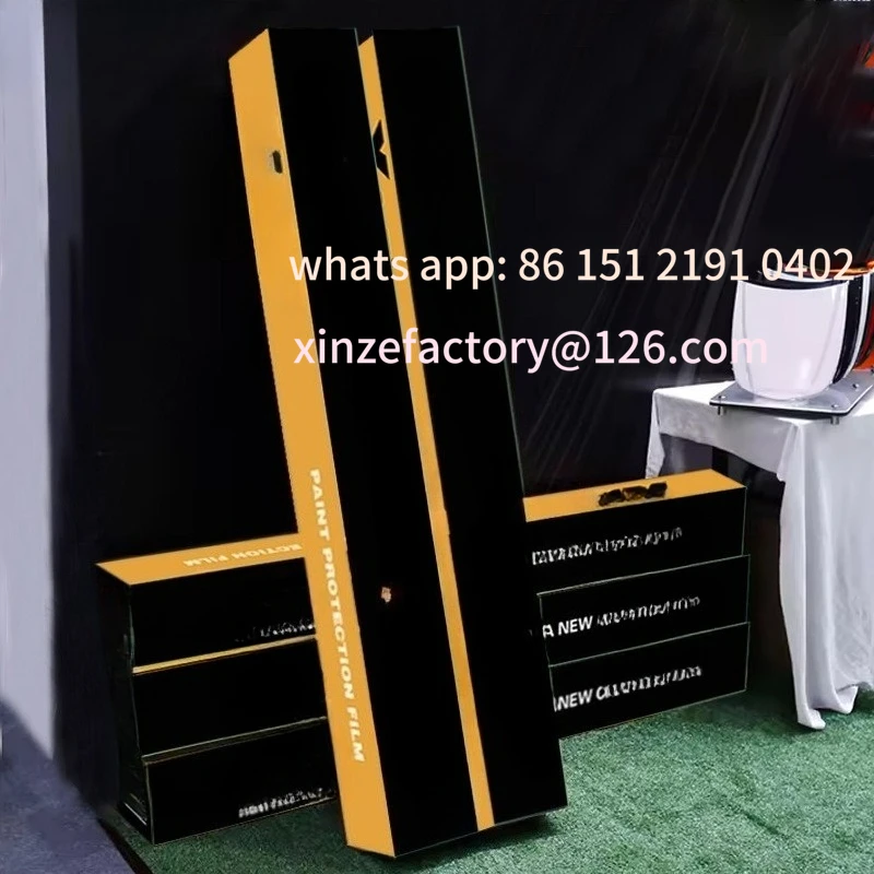 

Customizable auto self-healing transparent matte black polyurethane thin protective film