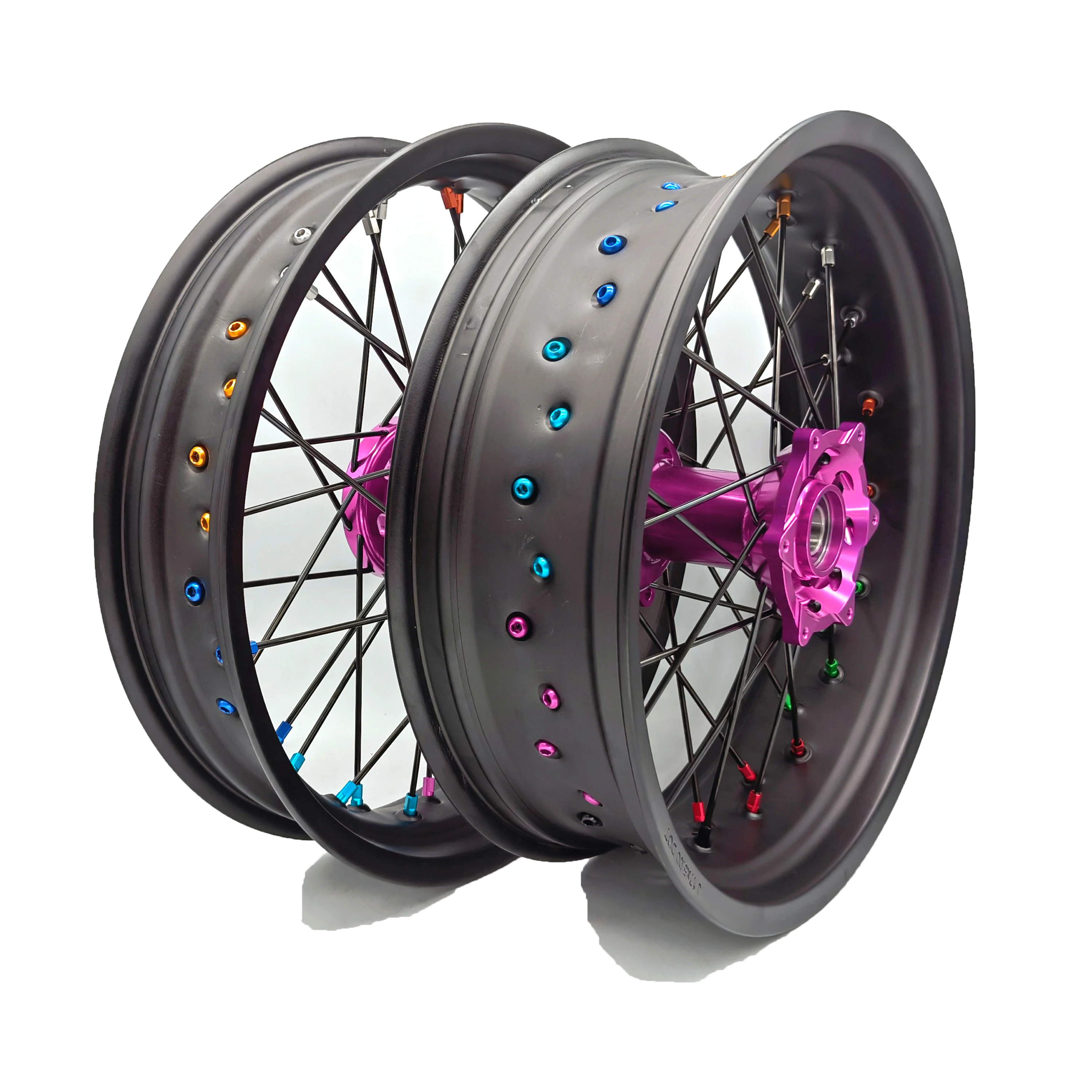 

High Quality SXF EXC 350 SXF SXF EXC 125.200.250.450 SX Motorcycle Accessories Supermotard Wheel Set Suitable for