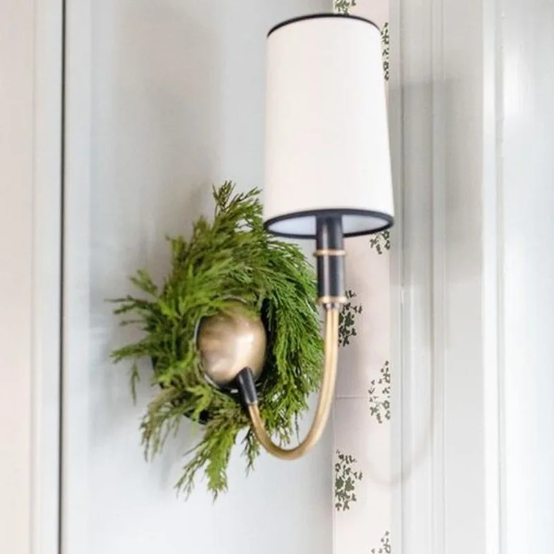 مصباح جداري نحاسي LED مرآة أمامية أضواء الحمام غرفة الطعام غرفة النوم السرير ضوء غرفة المعيشة الديكور الداخلي الجدار الخفيفة