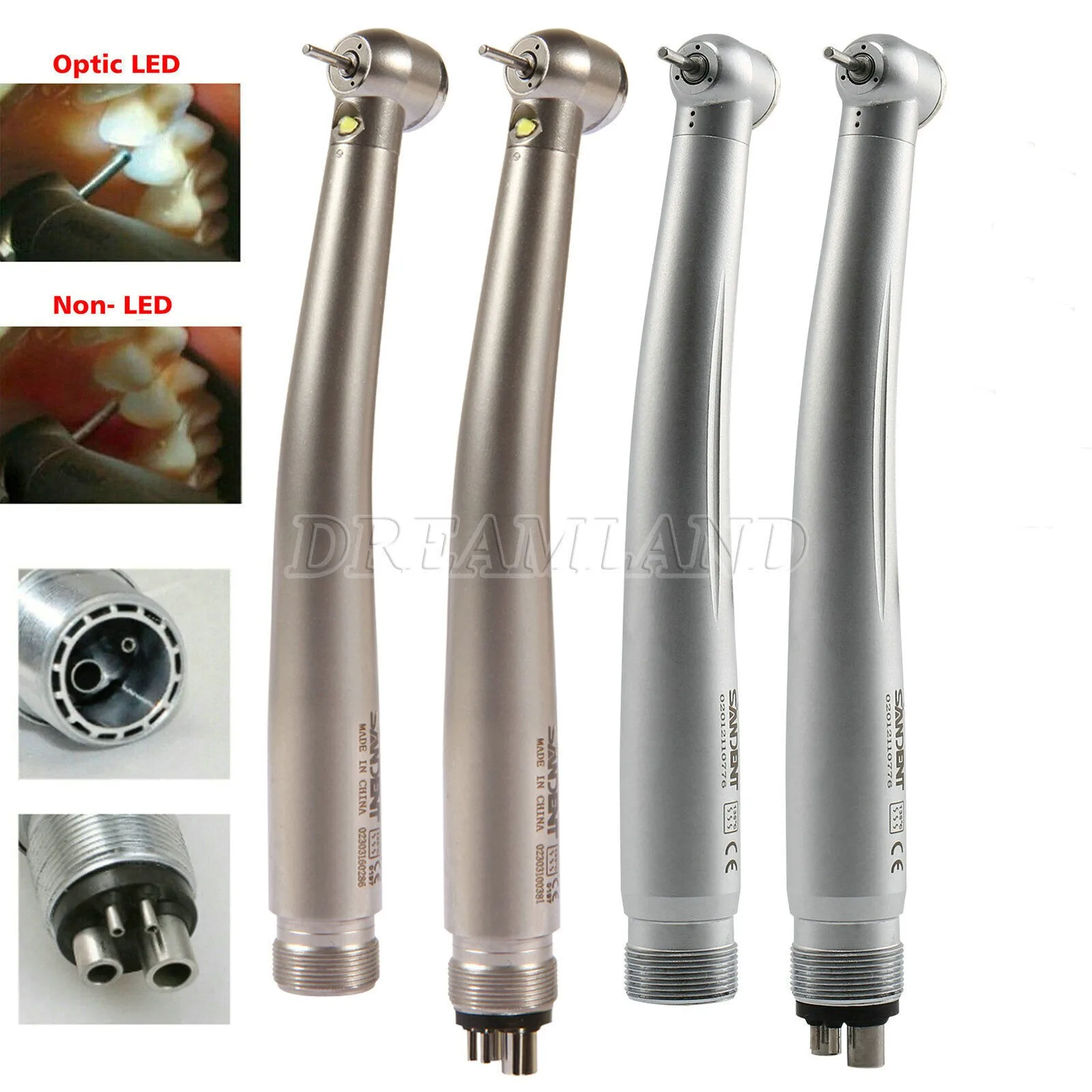 

NSK Pana Max Style Dental LED Fiber Optic E-generator/ High Speed Handpiece Turbine 2/4Hole