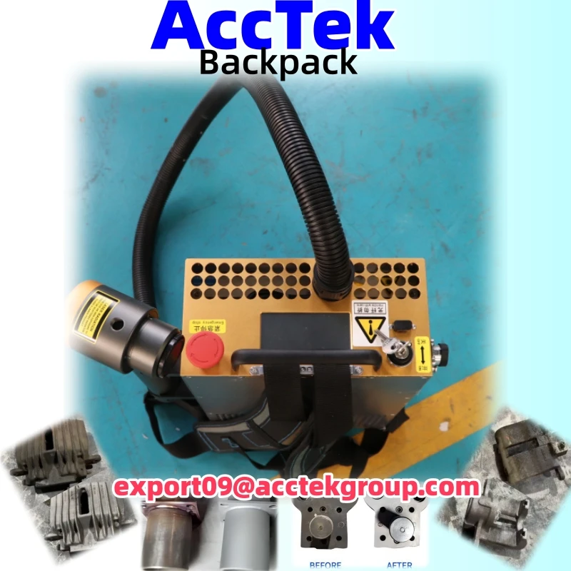 Wholesale Auto Laser Cleaning Machine for Metal Rust Oxide Layer Remover Backpack Lazer Remover of Coatings CS Iron Cleaner