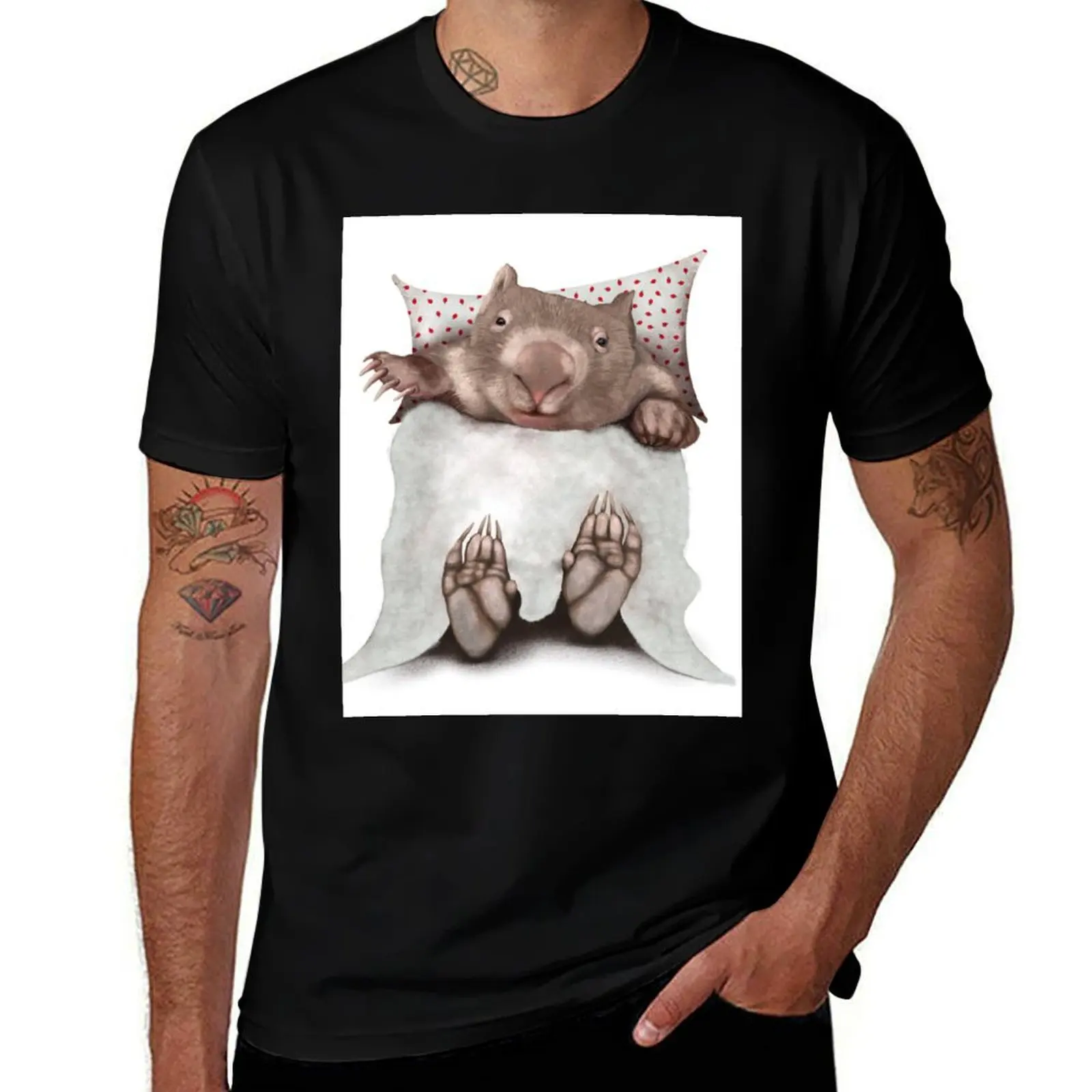 

Wombat in Bed Classic T-Shirt sublime affliction shirts football t shirt custom shirt men clothings