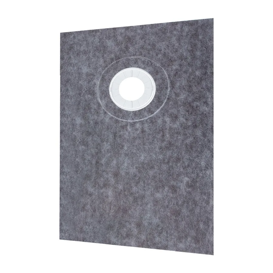 Shower Curb Kit 38x60 Watertight Shower Curb Overlay with 4 ABS Offset Bonding Flange 4 Stainless Steel Grate 2 Cuttable Shower