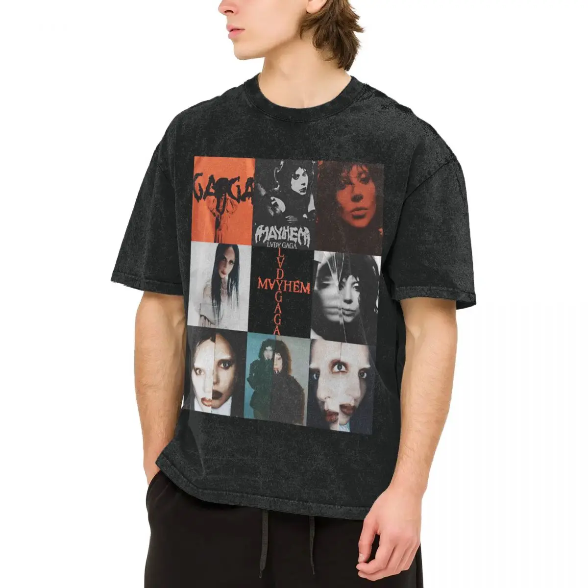 Lady Gaga T Shirt Summer Mayhem 2025 Album Y2K Fun T Shirts 2024 Cotton Hipster Tshirt For Male Short Sleeves Custom DIY Clothes image 2