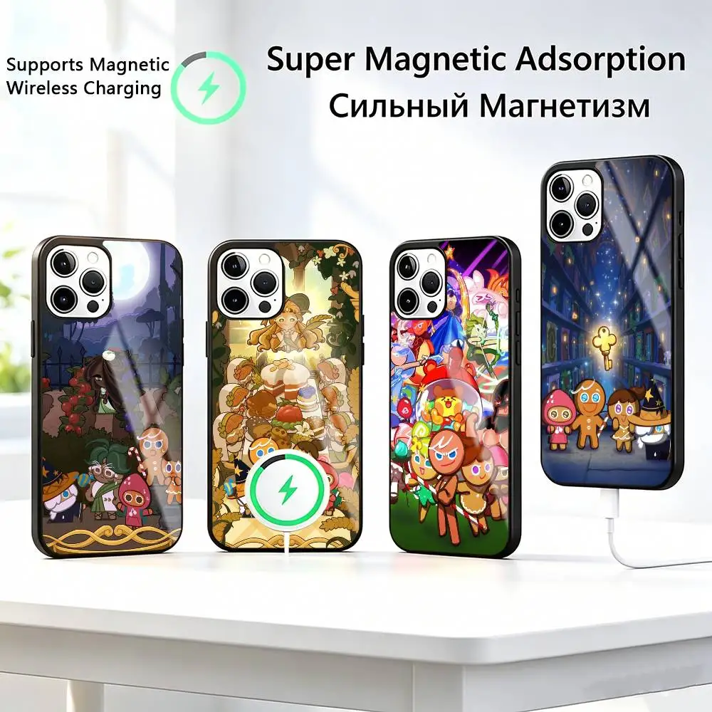 

Cookie Run-n KingdomS Phone Case For iPhone17,16,15,14,13,12,11 Plus,Pro Allows magnetic wireless charging