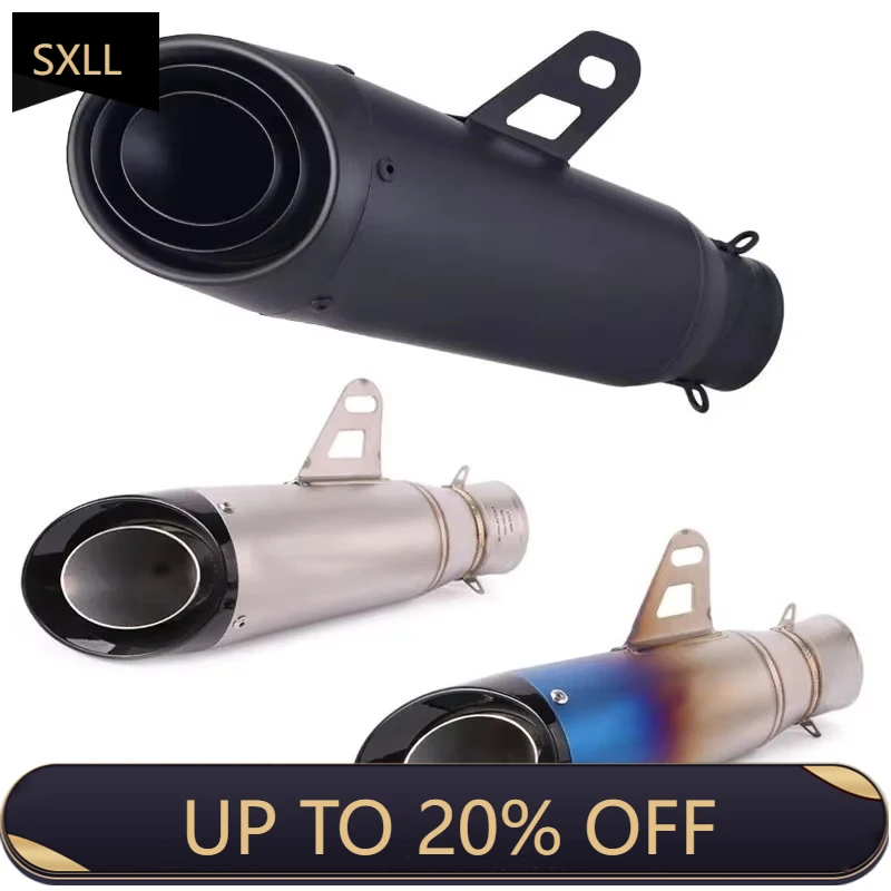 

SXLL General Motorcycle Exhaust Motorcycle DBGP-R6 R15 R1 R3 MT07 Tmax155 GSX250 Nmax155 Project