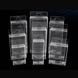 50Pcs Hook Transparent PVC Phone Case Clear Plastic Boxes Storage Jewelry Gift Box Wedding Birthday Party For Gift Packing Box
